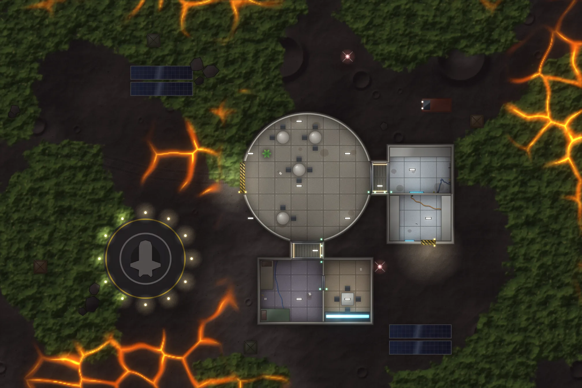 Free Sci-Fi Battle Maps & Map Library · Derelict Maps
